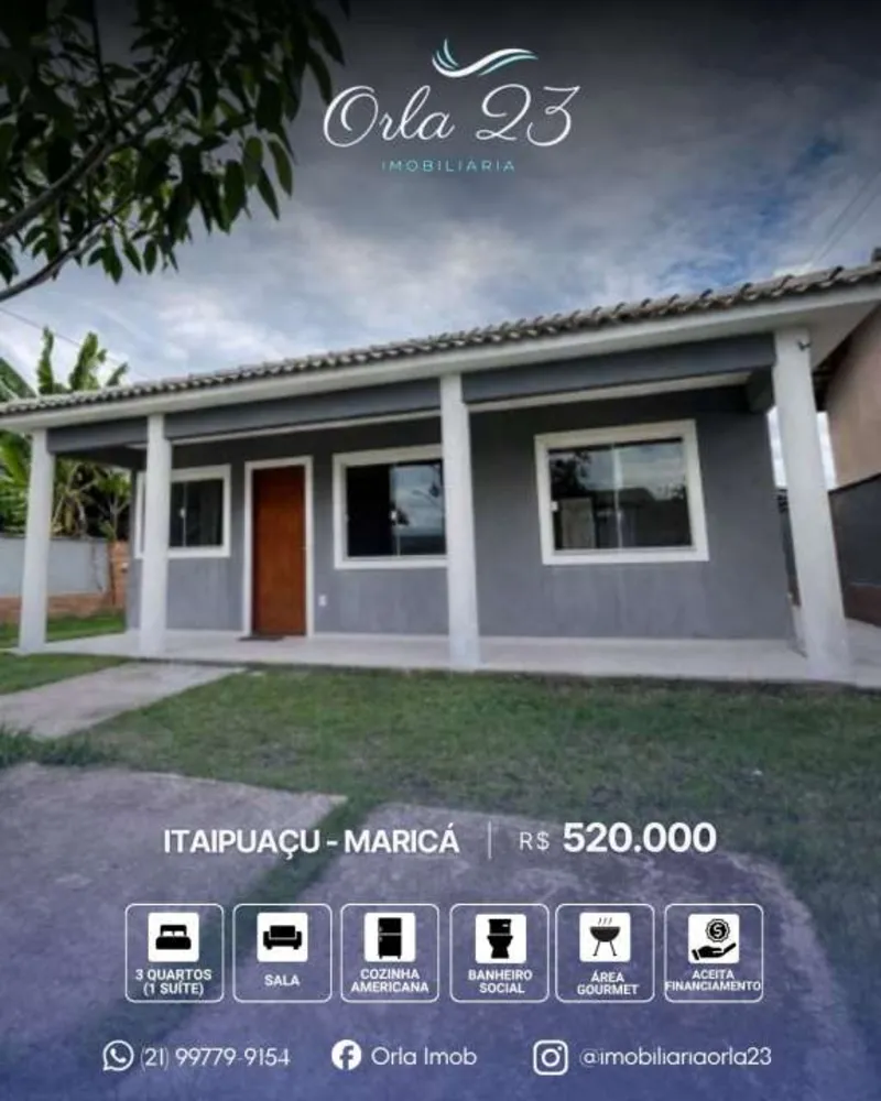 Casa, 3 quartos - Foto 1