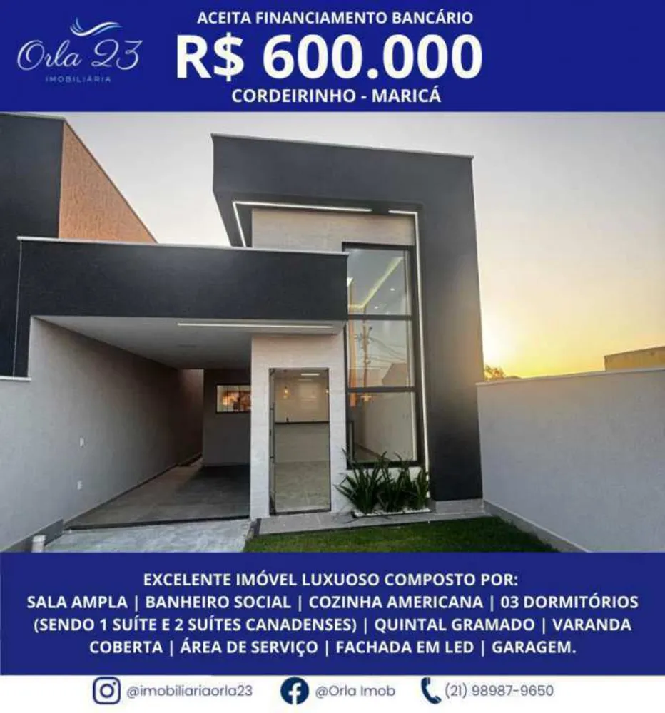 Casa, 3 quartos - Foto 1