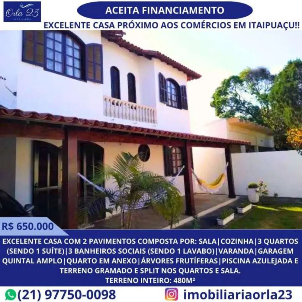 Casa, 3 quartos - Foto 1
