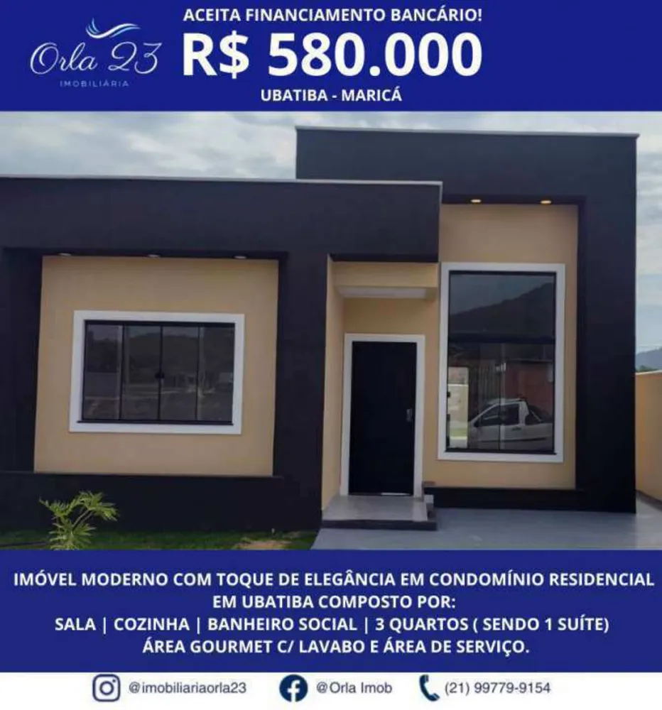 Casa, 3 quartos - Foto 1