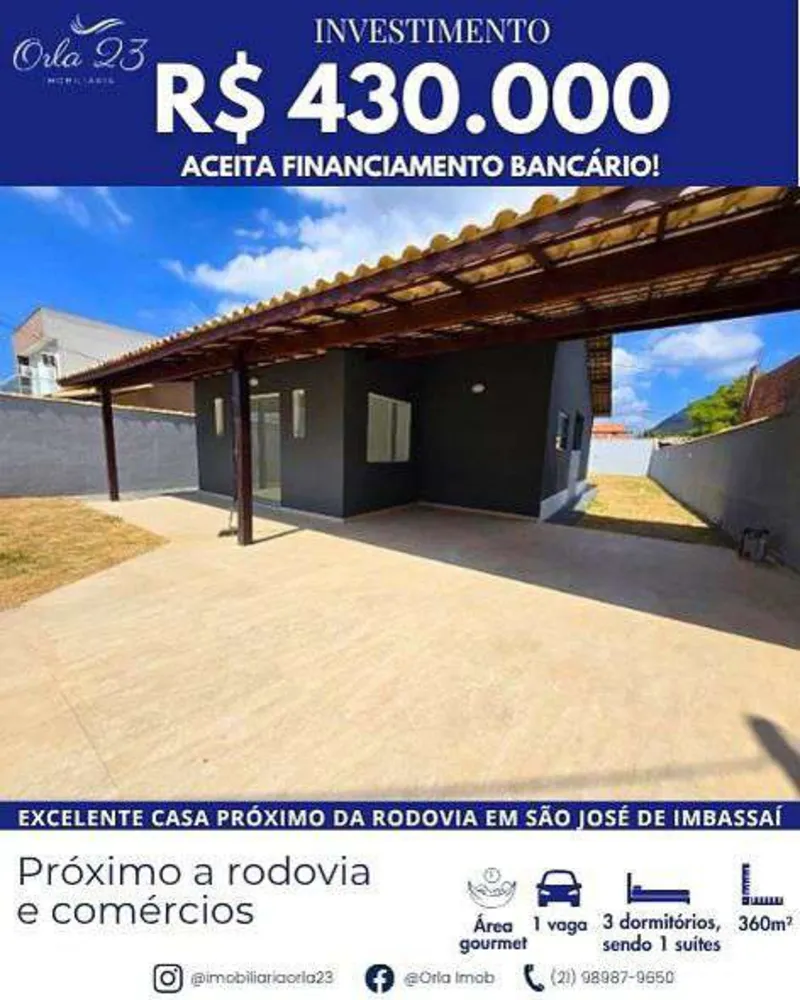 Casa, 3 quartos - Foto 1