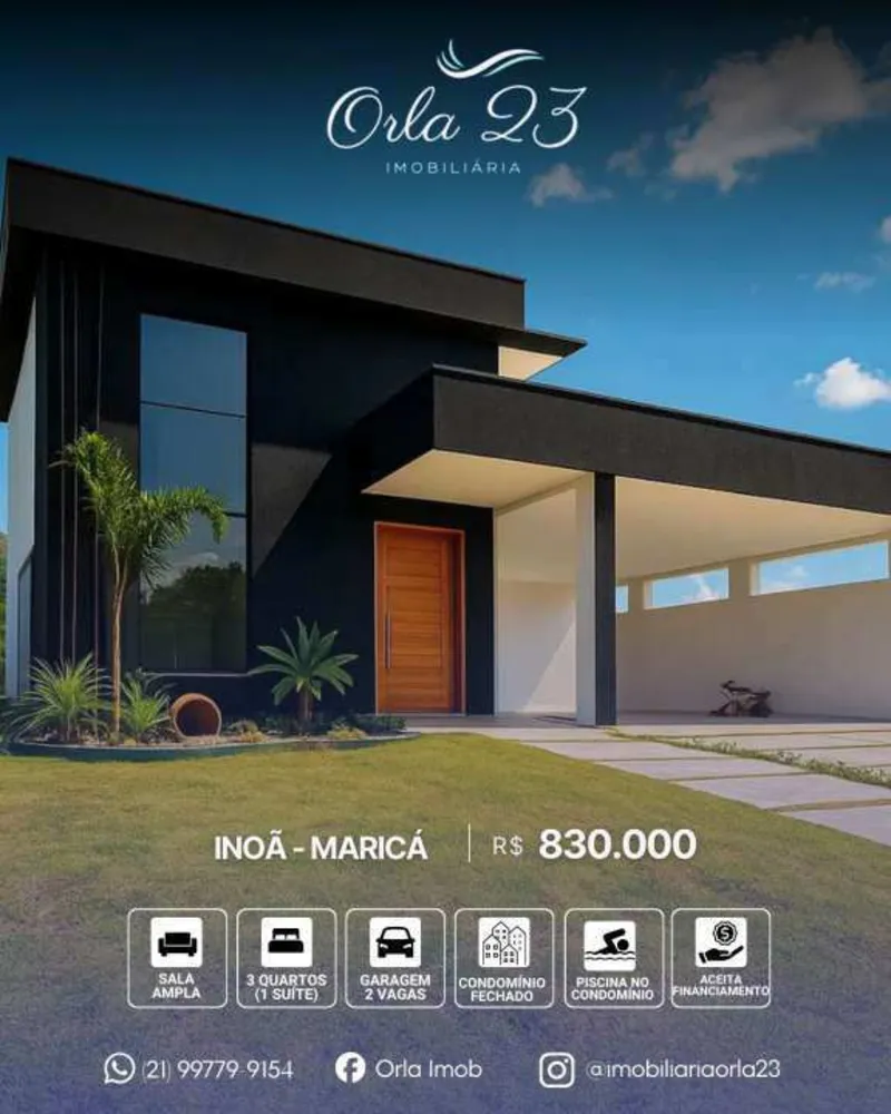 Casa de Condomínio, 3 quartos - Foto 1
