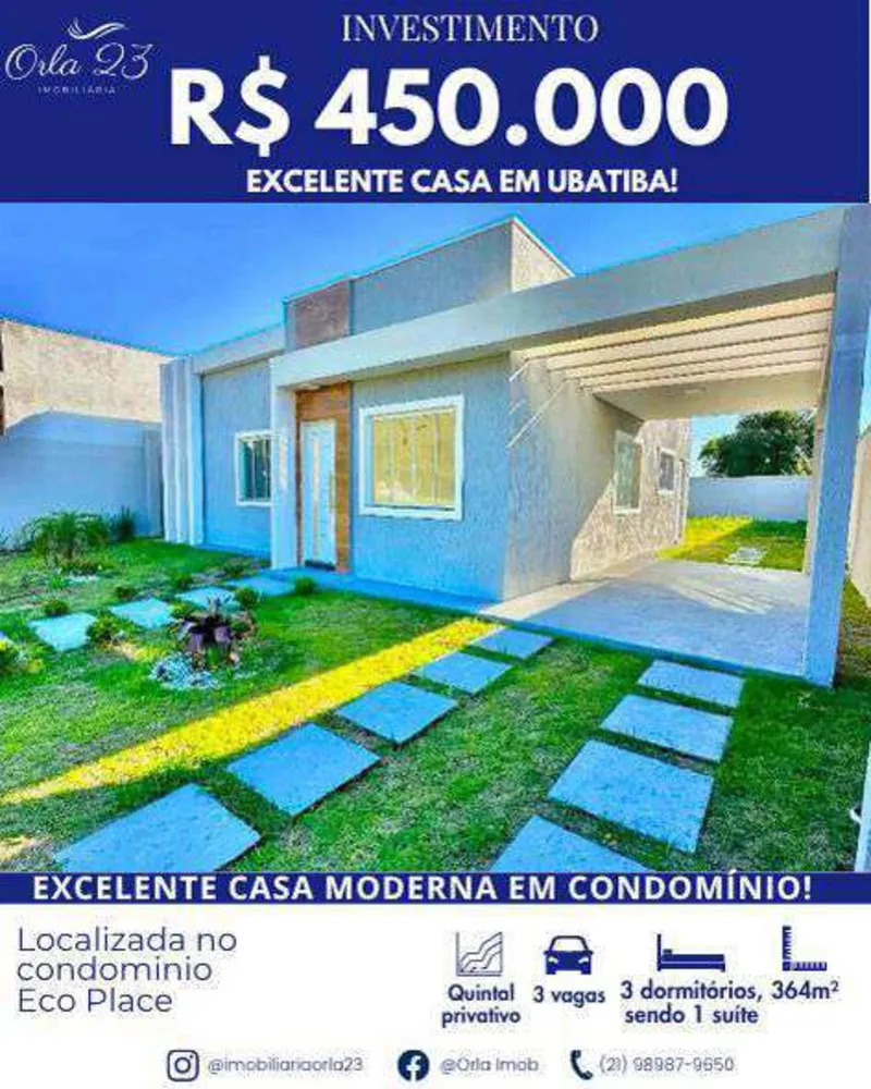 Casa de Condomínio, 3 quartos - Foto 1