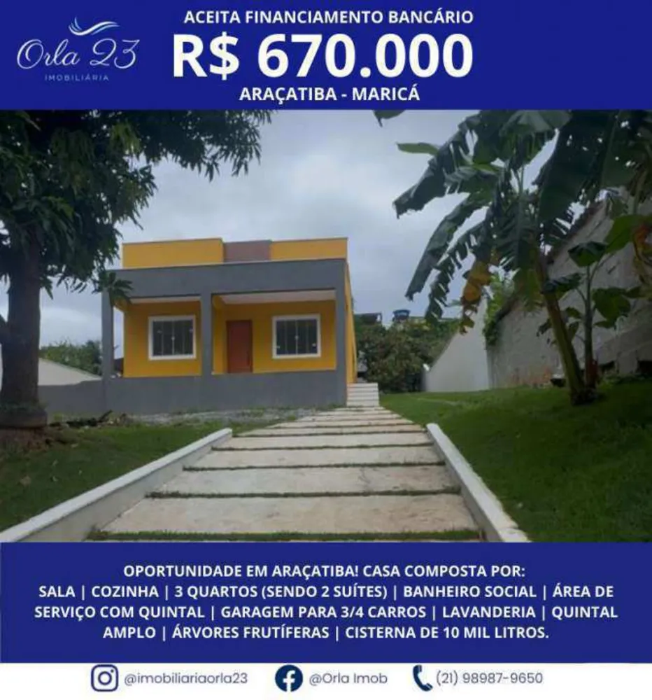 Casa, 3 quartos - Foto 1