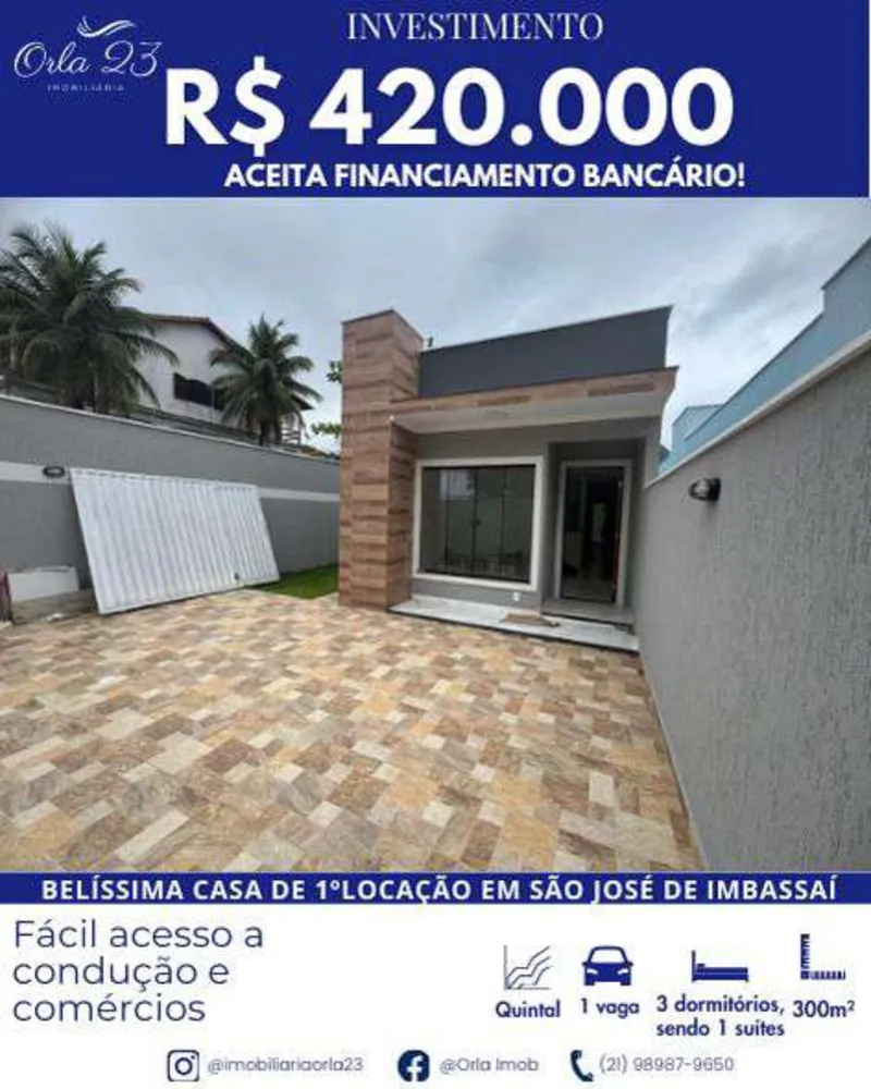Casa, 3 quartos - Foto 1