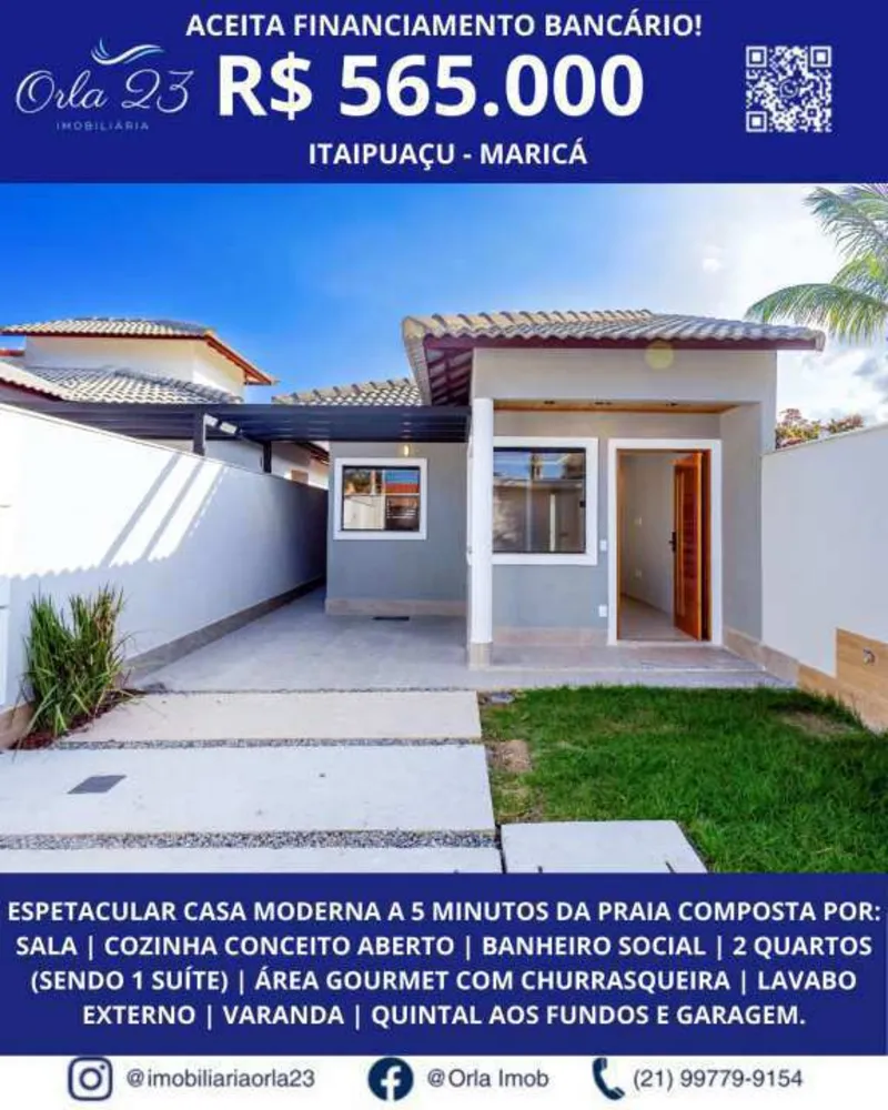 Casa, 2 quartos, 80 m² - Foto 1