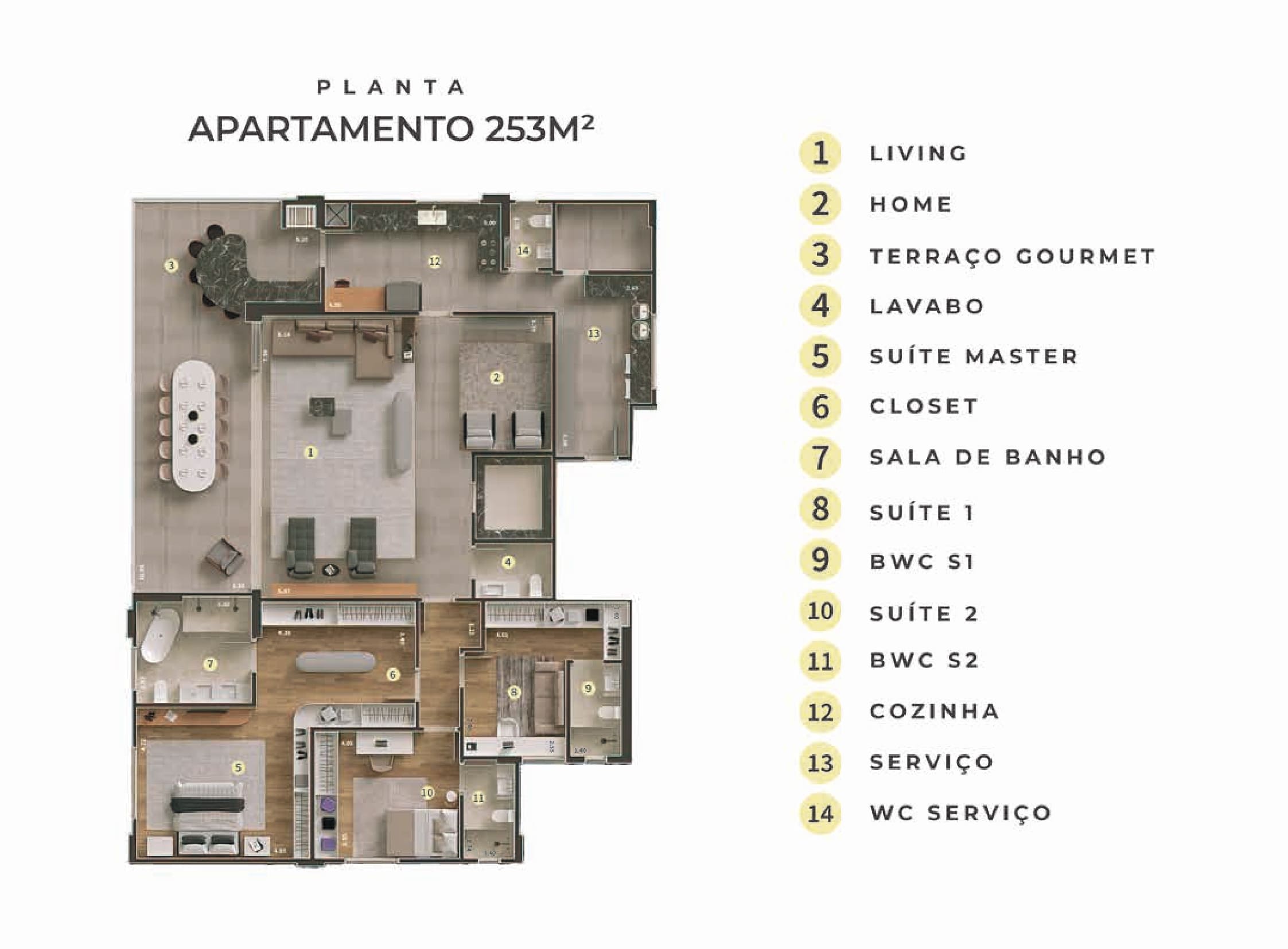 Apartamento à venda com 3 quartos, 253m² - Foto 27