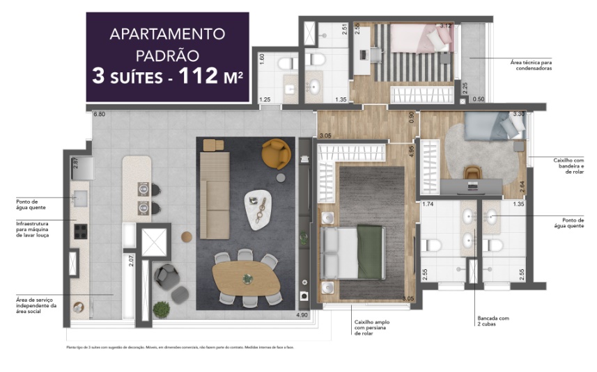 Apartamento, 3 quartos, 112 m² - Foto 17