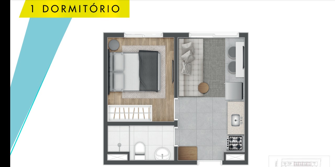 Apartamento à venda com 2 quartos, 35m² - Foto 17