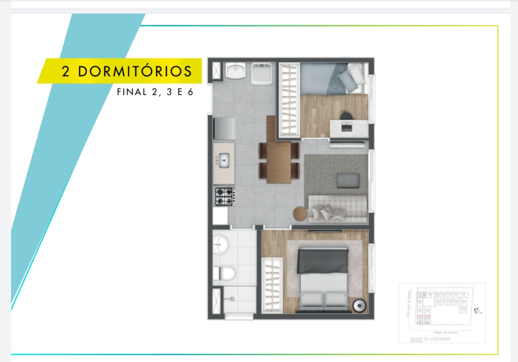 Apartamento à venda com 2 quartos, 35m² - Foto 16