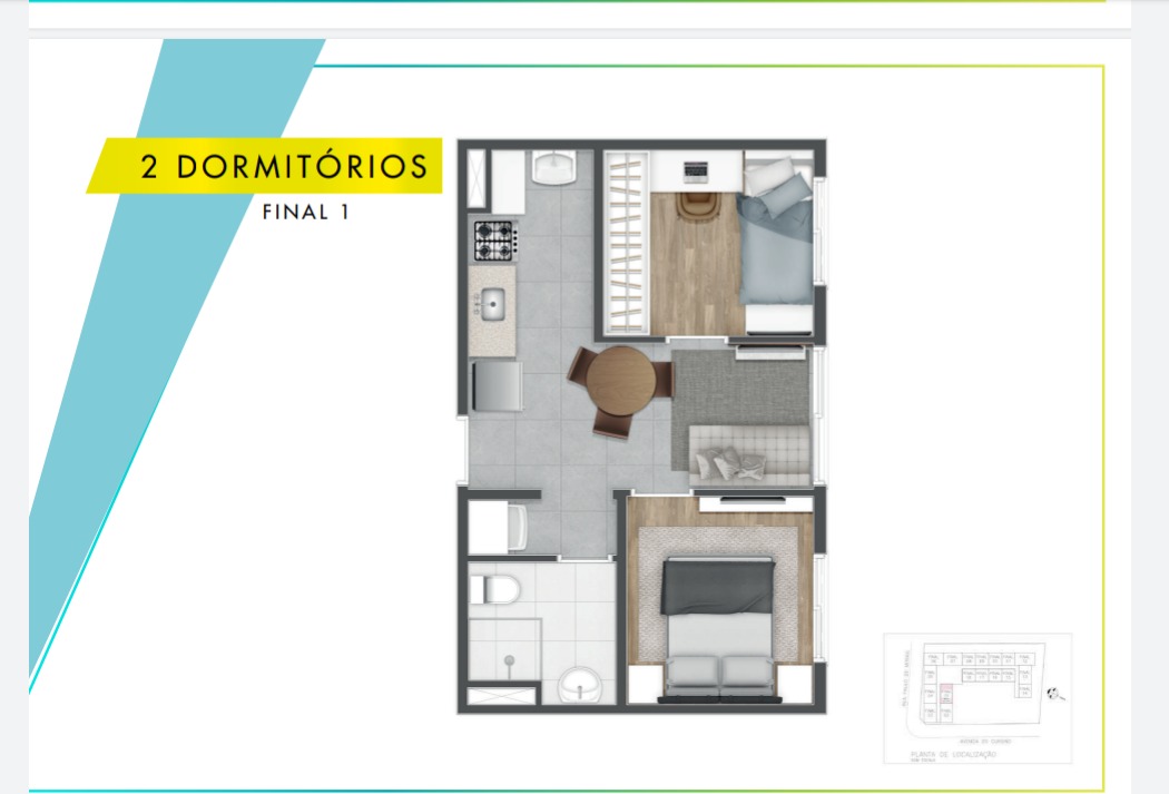 Apartamento à venda com 2 quartos, 35m² - Foto 28