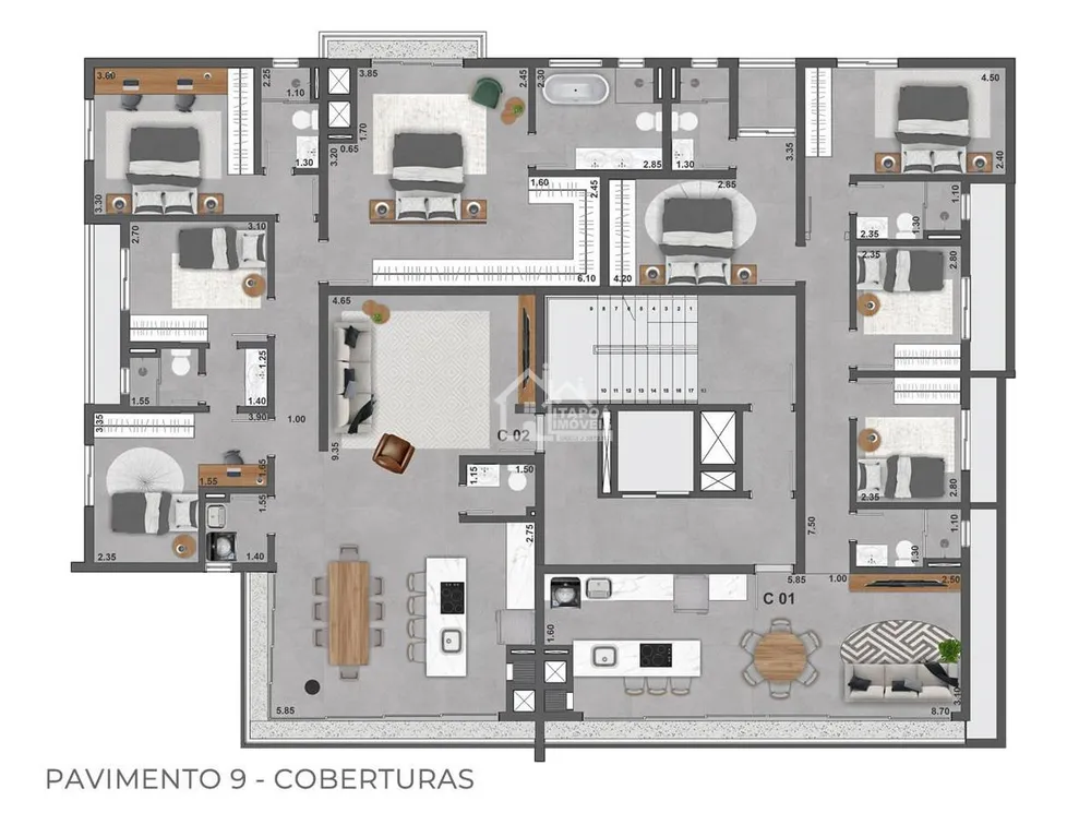 Apartamento, 2 quartos, 74 m² - Foto 15