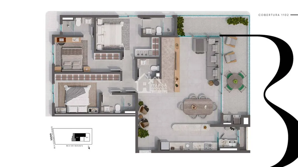 Apartamento, 2 quartos, 75 m² - Foto 13