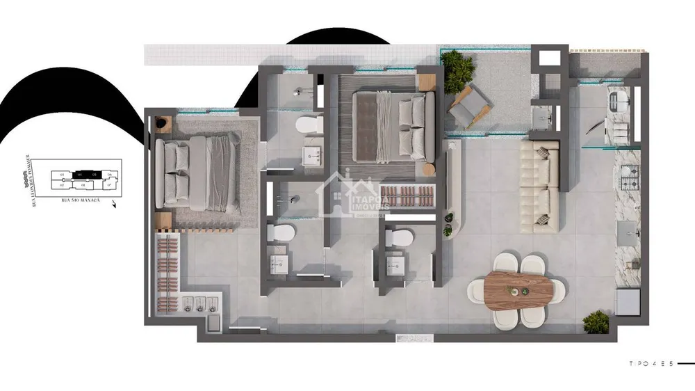 Apartamento, 2 quartos, 75 m² - Foto 15