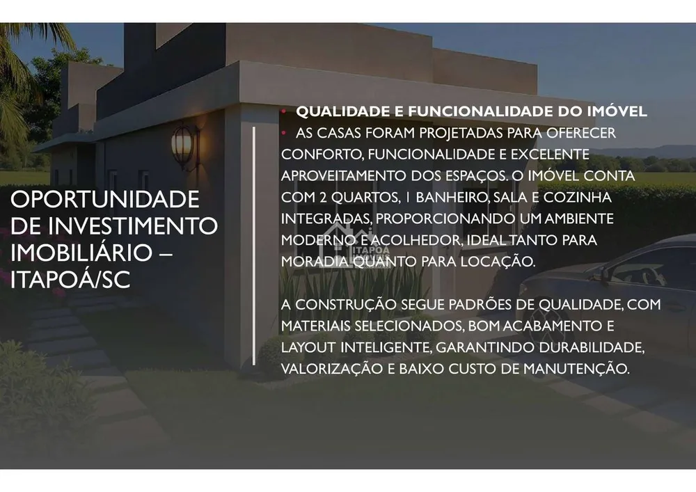 Casa, 2 quartos, 40 m² - Foto 2