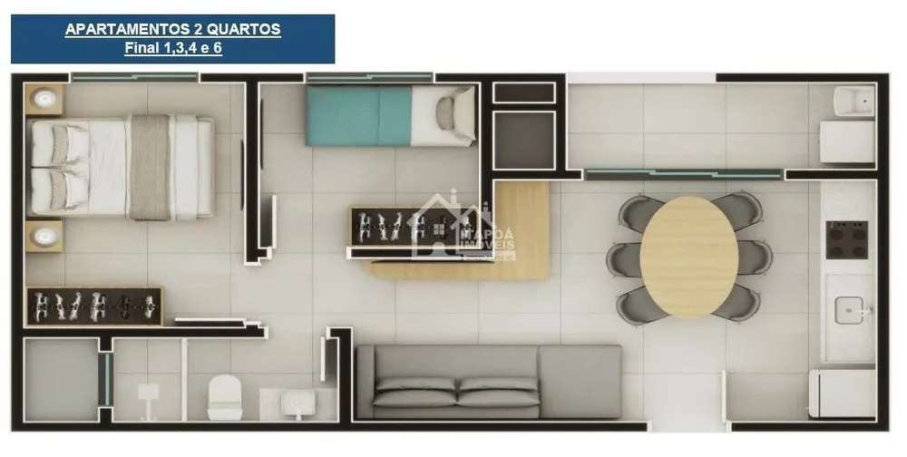 Apartamento, 3 quartos, 69 m² - Foto 15