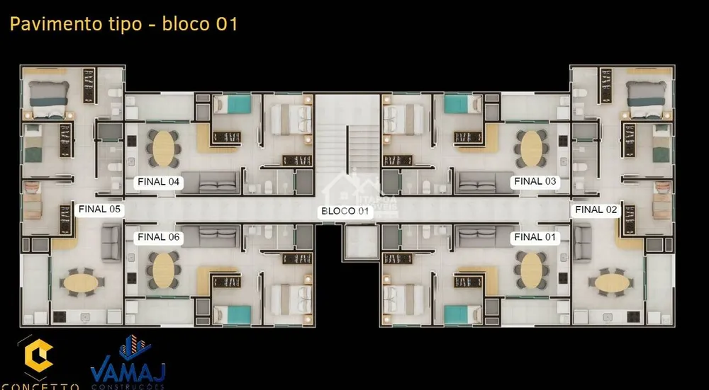 Apartamento, 3 quartos, 69 m² - Foto 12