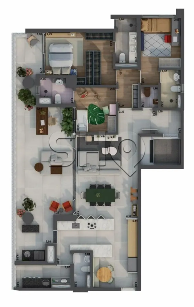 Apartamento, 3 quartos, 177 m² - Foto 4