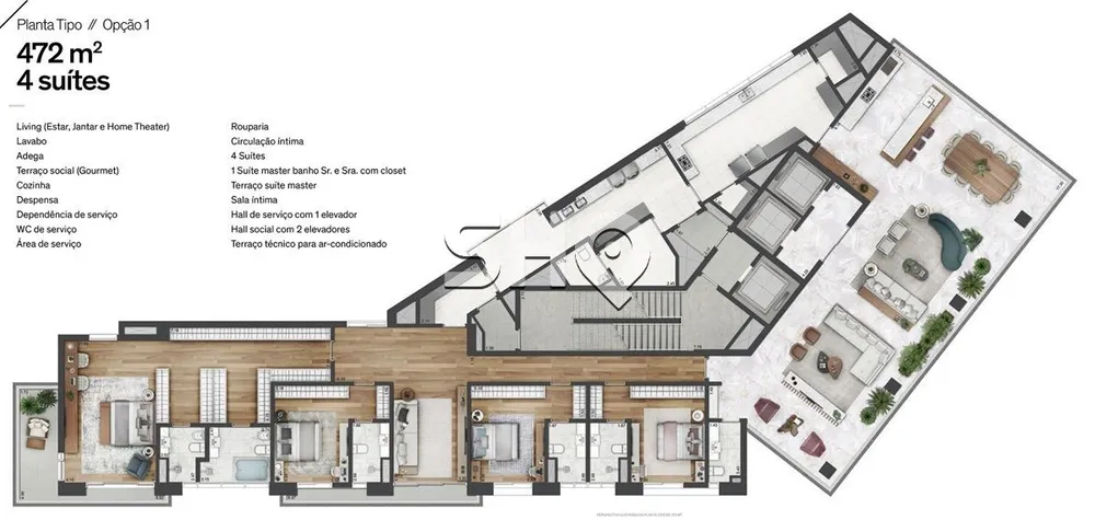 Apartamento, 4 quartos, 472 m² - Foto 9