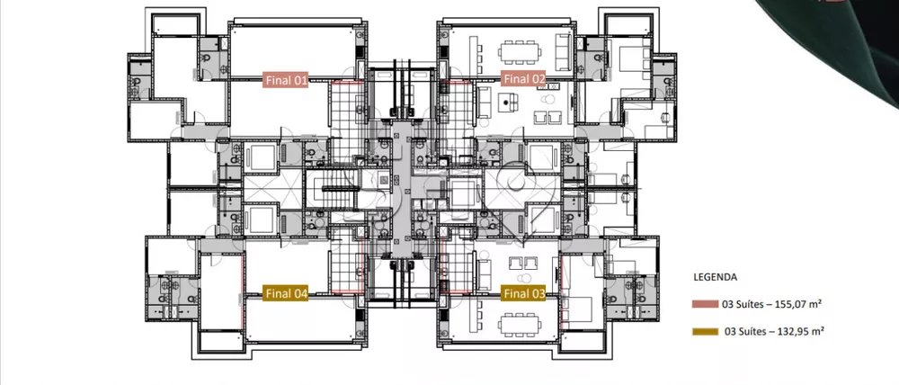 Cobertura Lançamentos com 4 quartos, 305m² - Foto 25