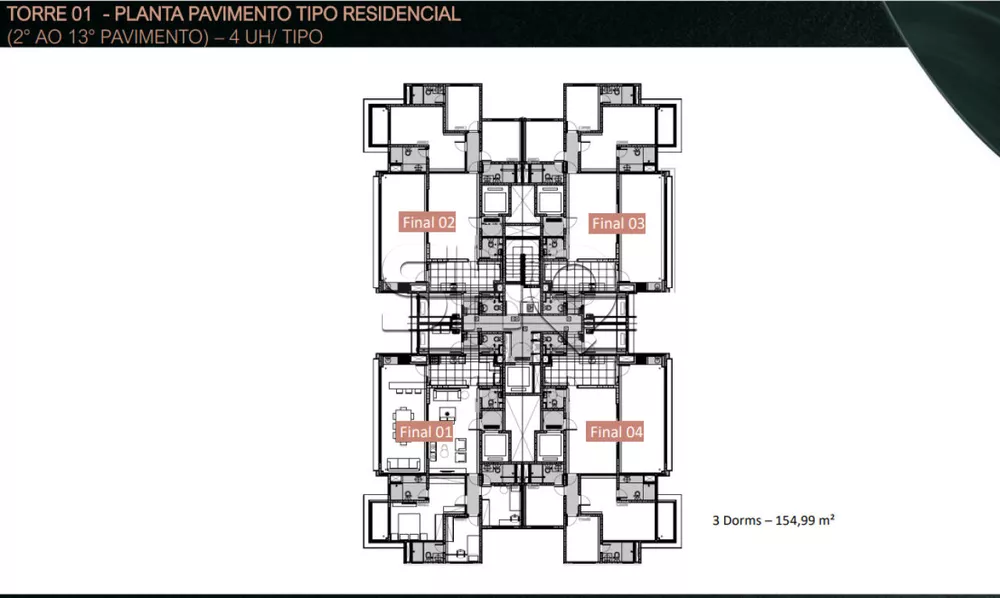 Cobertura Lançamentos com 4 quartos, 305m² - Foto 26