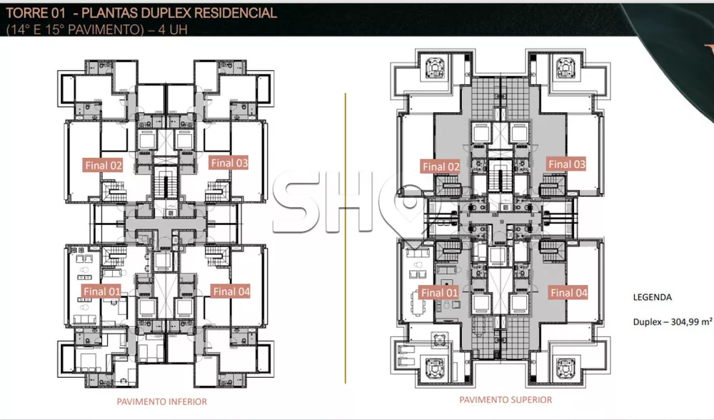 Cobertura Lançamentos com 4 quartos, 305m² - Foto 28