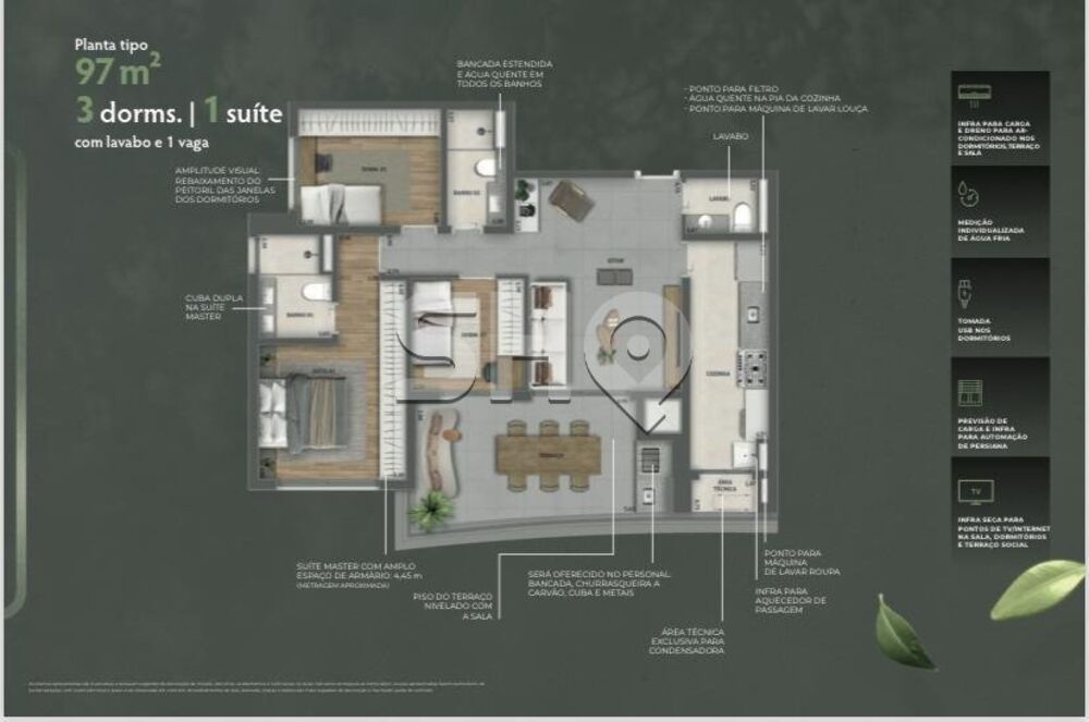 Apartamento, 2 quartos, 97 m² - Foto 16