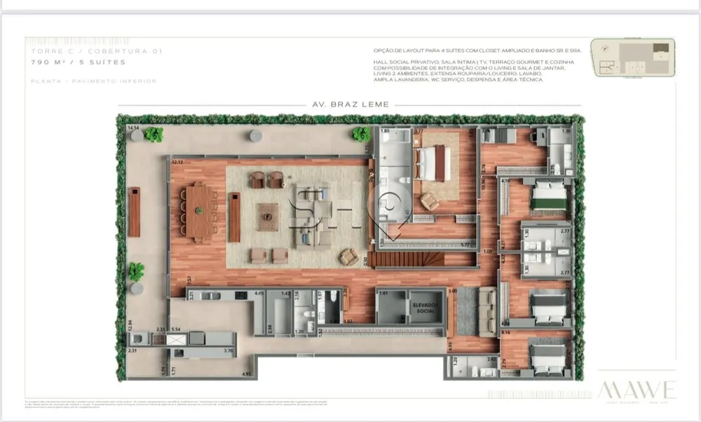 Apartamento, 5 quartos, 408 m² - Foto 7