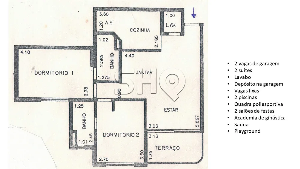 Apartamento, 2 quartos, 68 m² - Foto 2