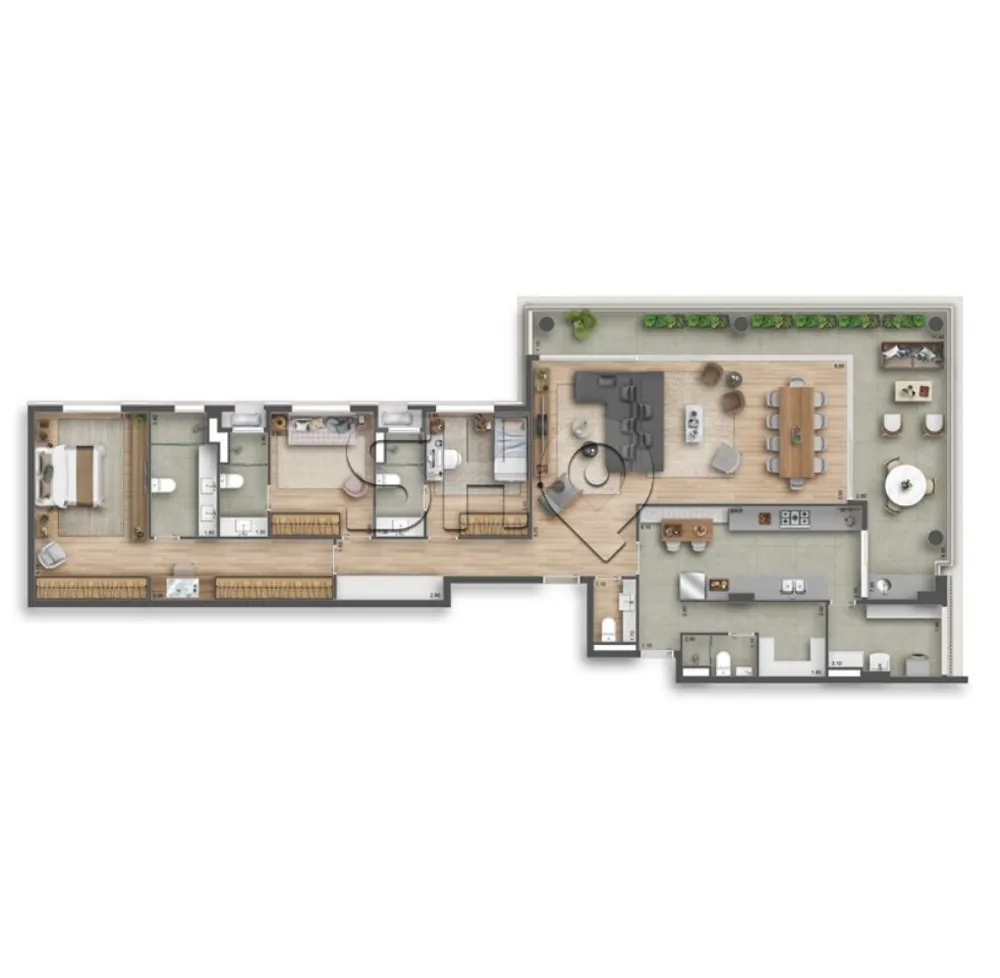 Apartamento, 3 quartos, 197 m² - Foto 7