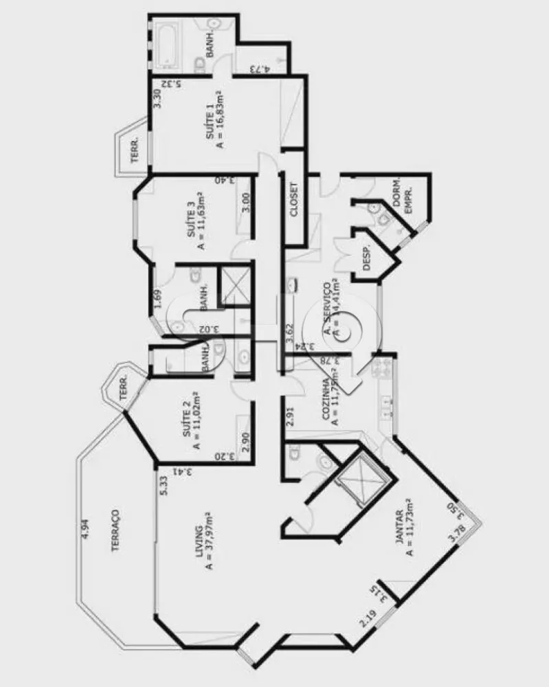 Apartamento, 3 quartos, 197 m² - Foto 11