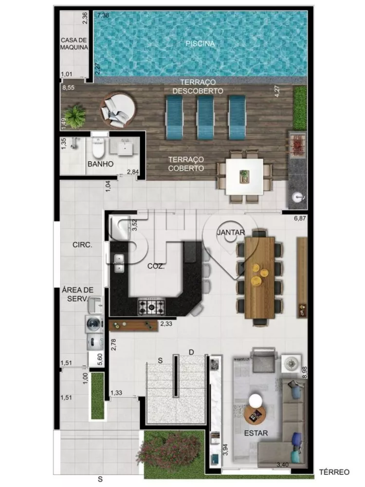 Casa de Condomínio à venda com 4 quartos, 370m² - Foto 1