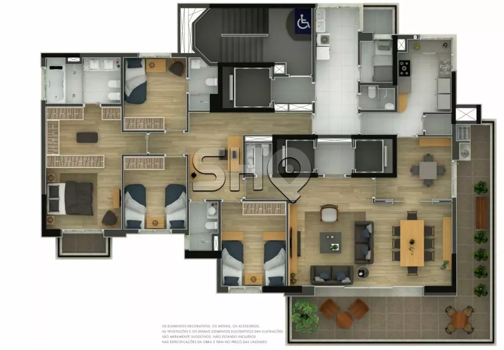 Apartamento, 4 quartos, 226 m² - Foto 41