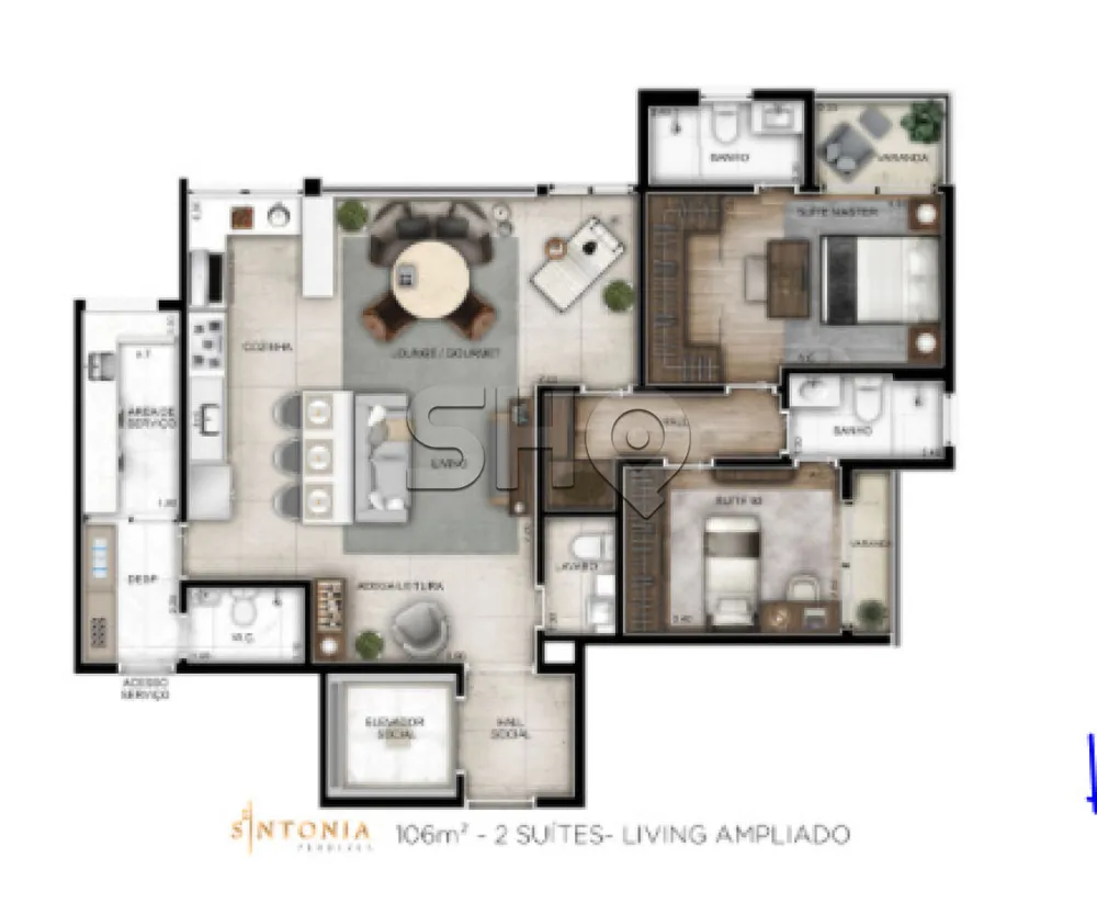 Apartamento, 4 quartos, 162 m² - Foto 4