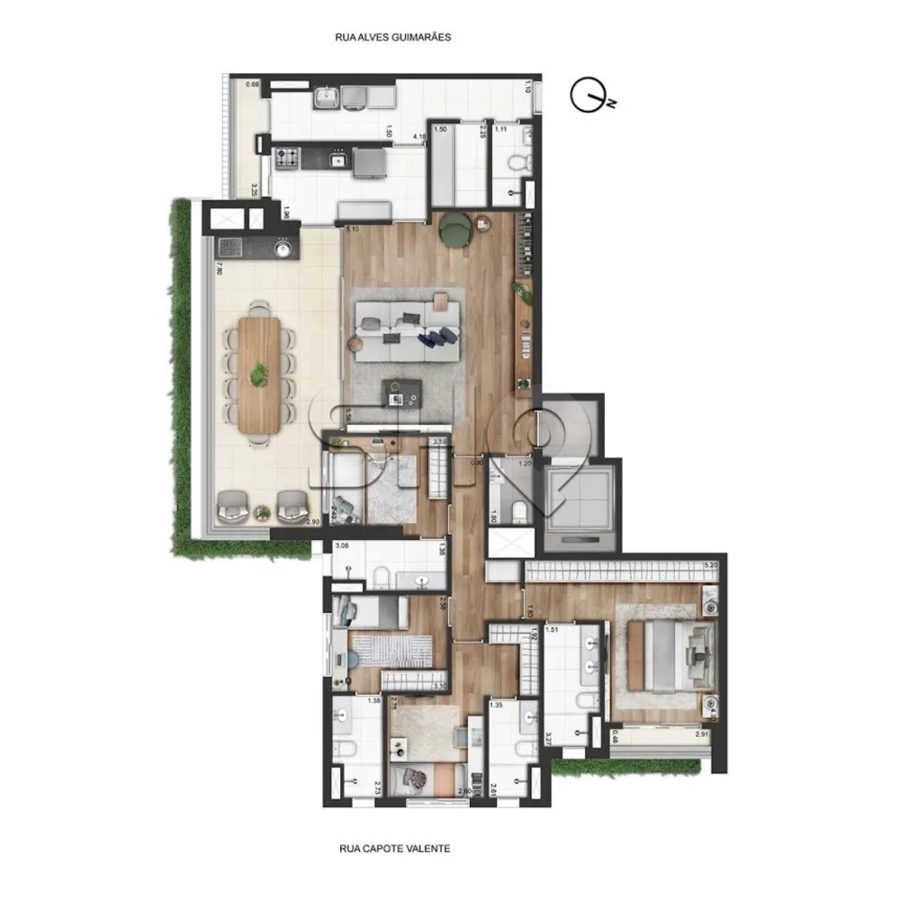 Apartamento, 4 quartos, 187 m² - Foto 12