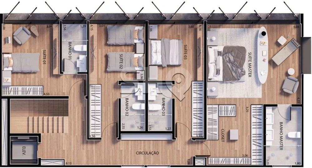 Casa de Condomínio, 5 quartos - Foto 9