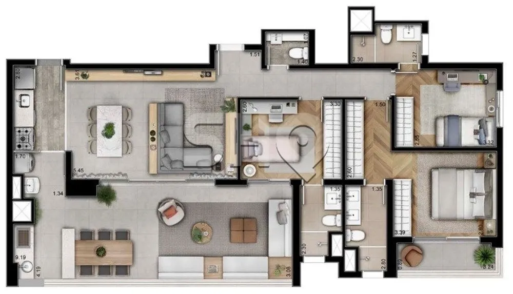 Apartamento, 3 quartos, 127 m² - Foto 16