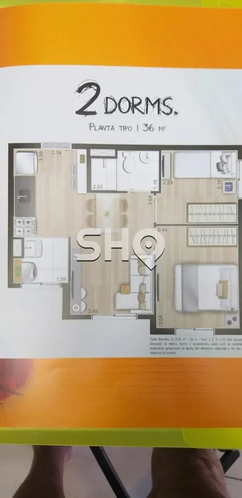 Apartamento, 2 quartos, 36 m² - Foto 6