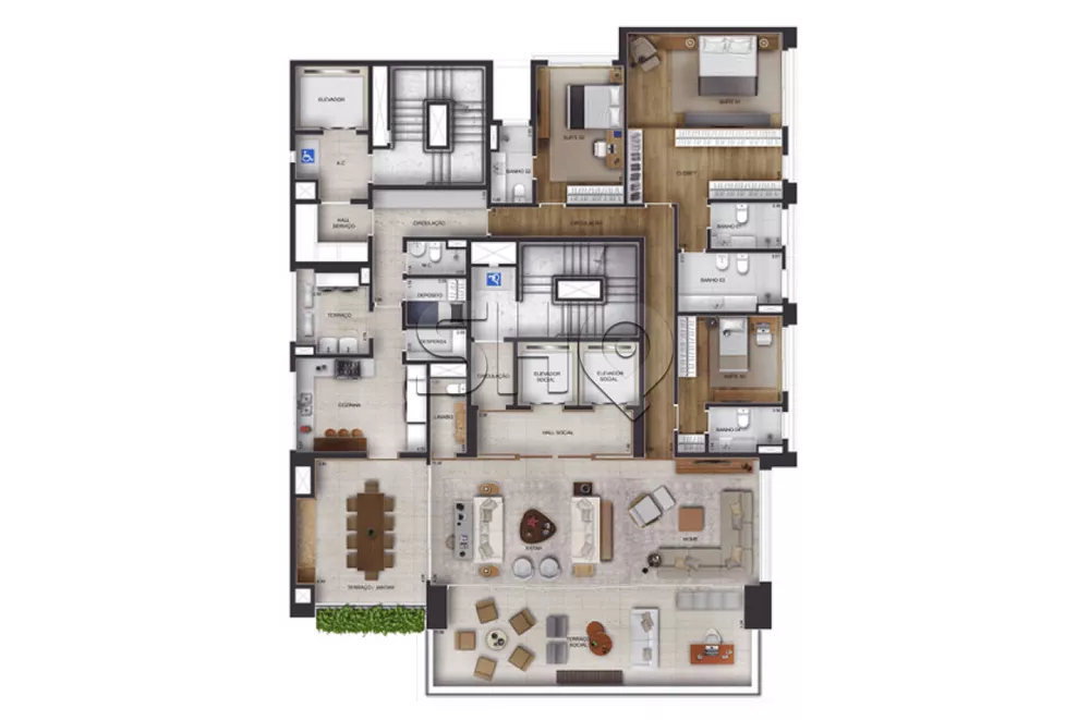 Apartamento Lançamentos com 3 quartos, 308m² - Foto 21