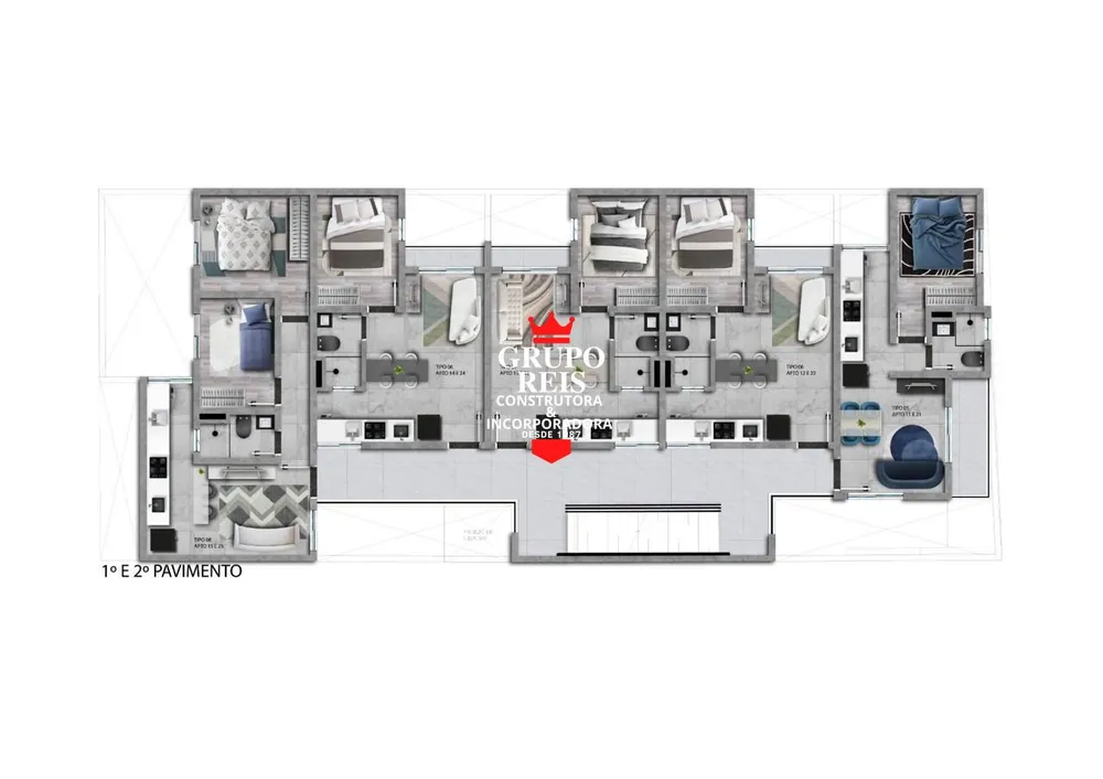 Apartamento, 1 quarto, 32 m² - Foto 9
