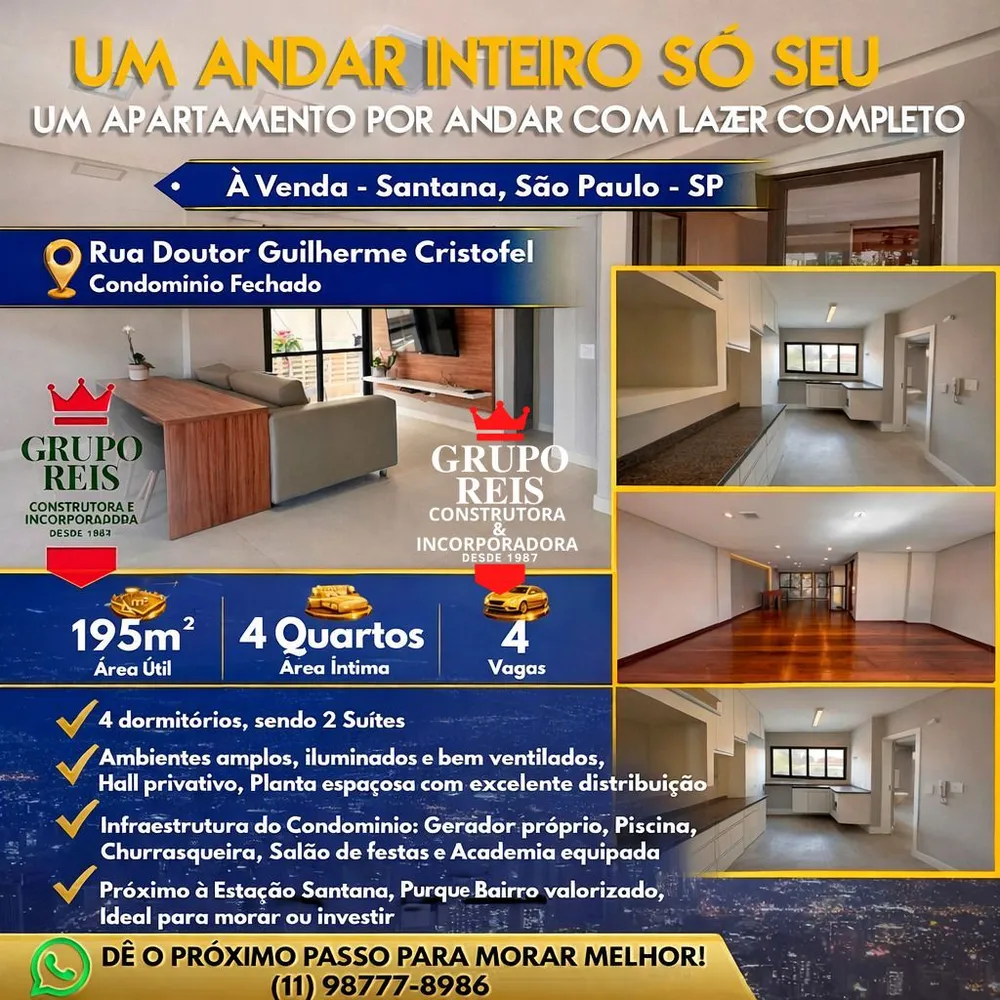 Apartamento, 4 quartos, 195 m² - Foto 7