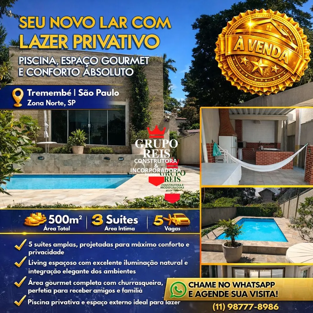 Casa, 3 quartos, 250 m² - Foto 1