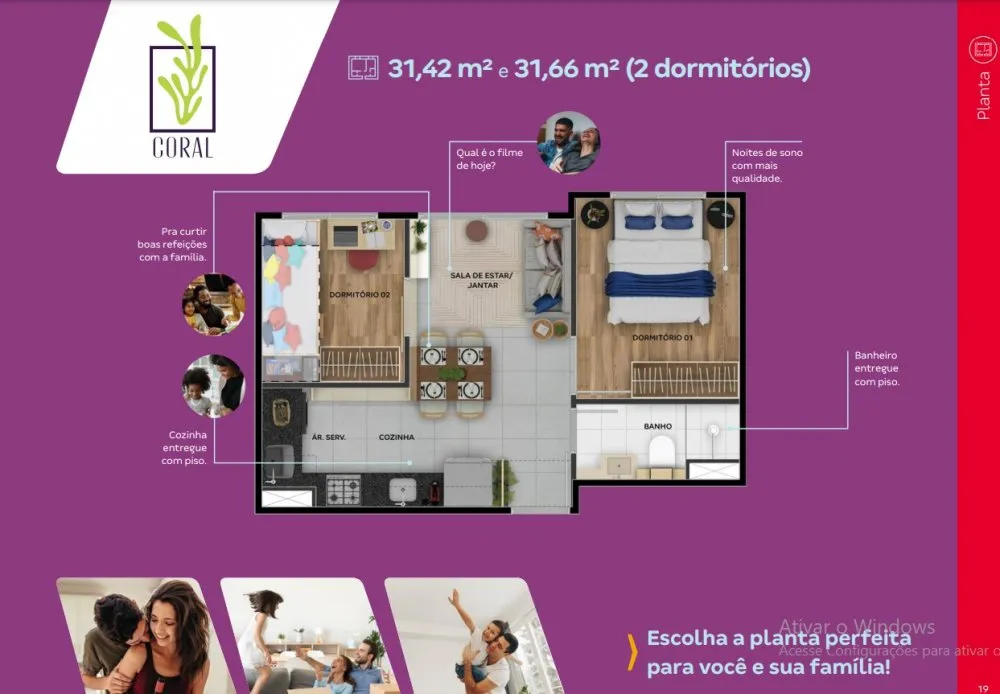 Apartamento, 2 quartos, 31 m² - Foto 6