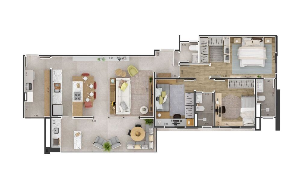 Apartamento, 3 quartos, 109 m² - Foto 5