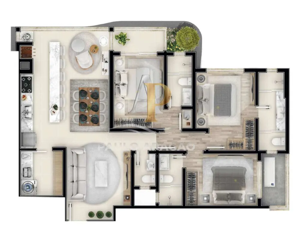 Apartamento, 3 quartos, 122 m² - Foto 9