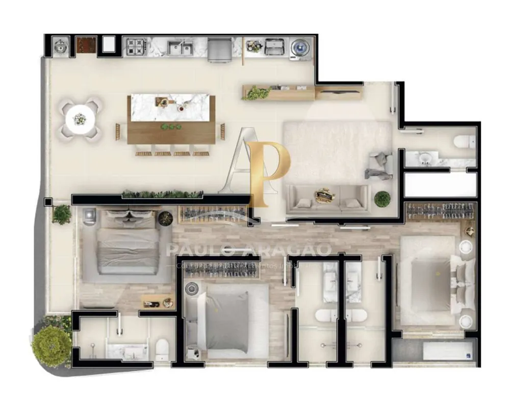 Apartamento, 3 quartos, 122 m² - Foto 12