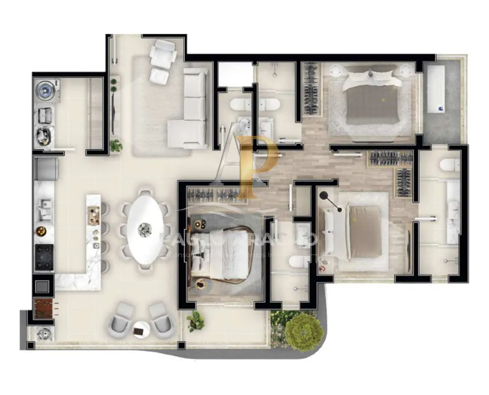Apartamento, 3 quartos, 122 m² - Foto 11