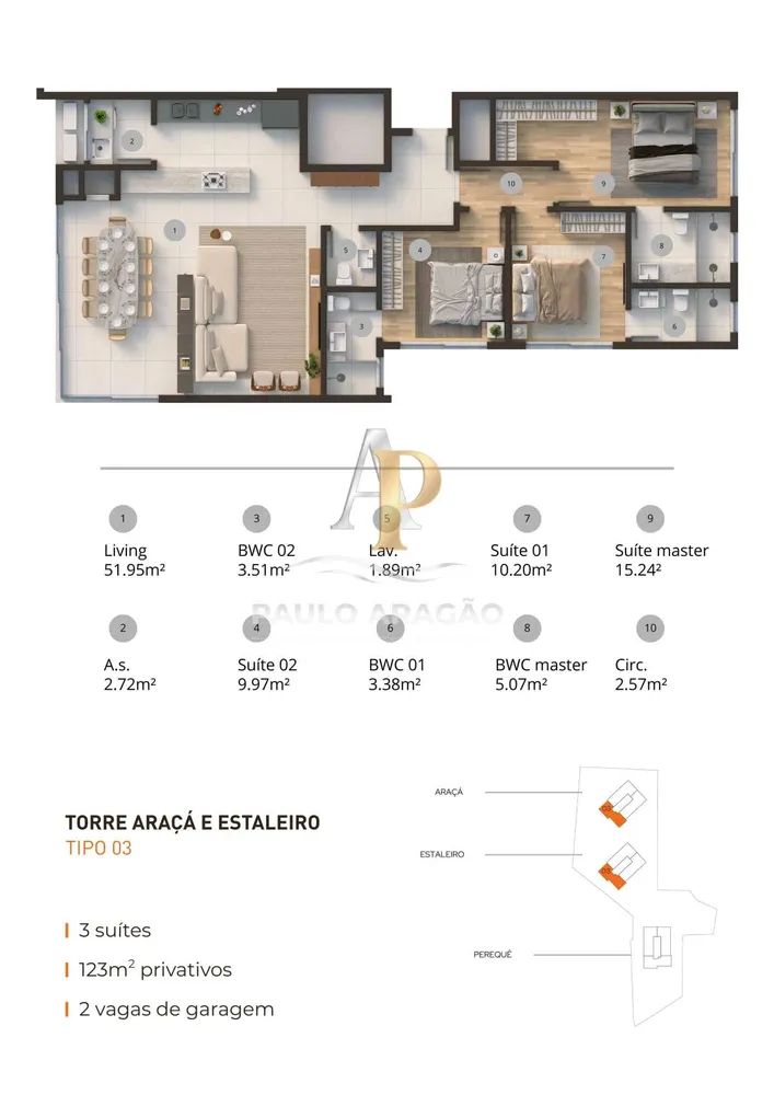 Apartamento, 3 quartos, 123 m² - Foto 11
