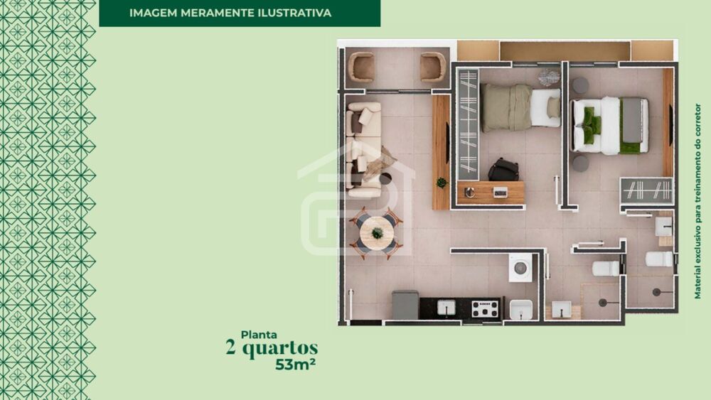 Apartamento, 2 quartos, 53 m² - Foto 11