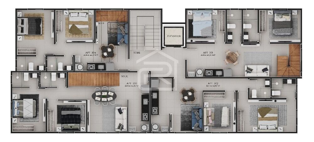 Cobertura, 2 quartos, 44 m² - Foto 4